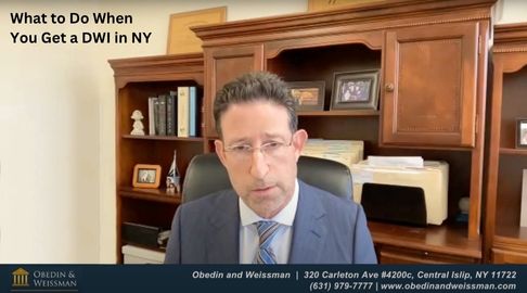 What to do when you get a DWI in NY